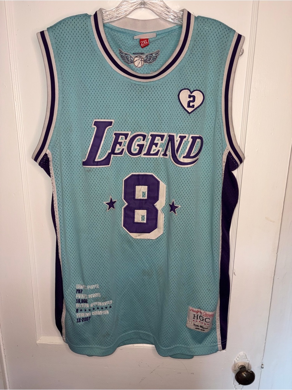 Headgear Classics Kobe Bryant "Legend" jersey 2XL